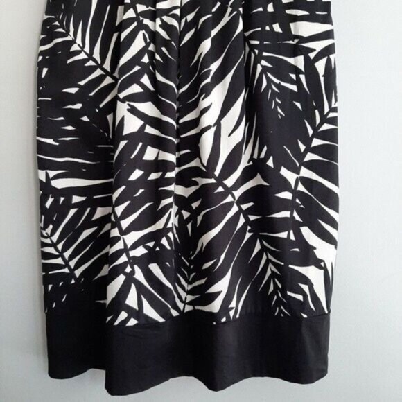 MOTHERHOOD MATERNITY Tropical Palm Print Dress Sz L - Picture 5 of 13